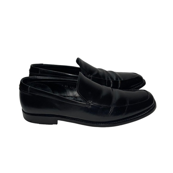 Prada Leather Dress Loafers Man Shoes Size 10 - Picture 3 of 10